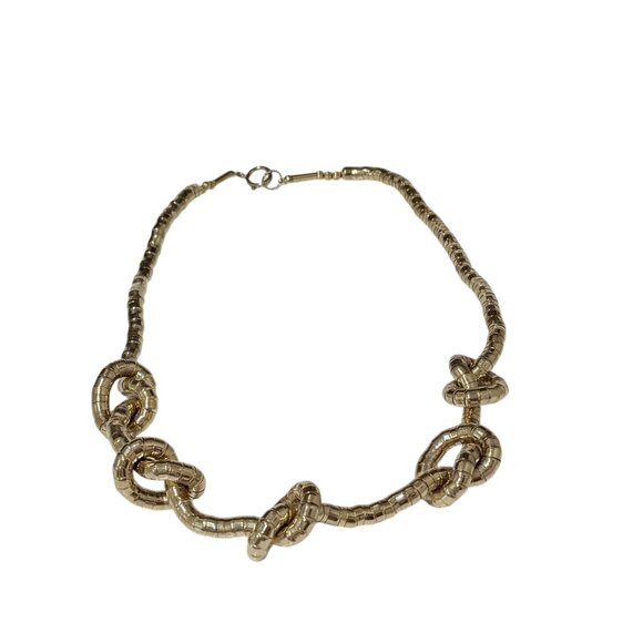 Vintage Bendable Gold Snake Necklace, Design your own Necklace 4 feet long! - Picture 8 of 17